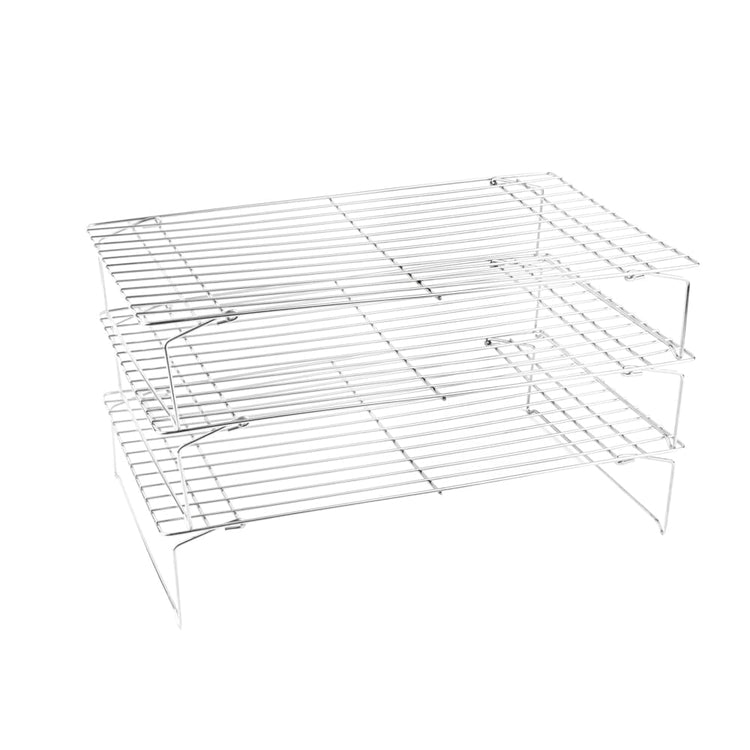 Met Lux 15.7 x 9.8 x 8.3 Inch Wire Baking Rack Set 1 Dishwashable Oven Wire Rack Set