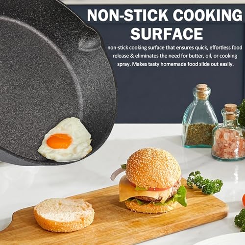 Cast Iron Skillet Pan Set of 3