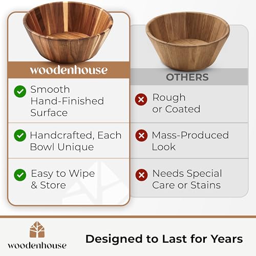 Wooden Salad Bowl (Round / 1 Piece)
