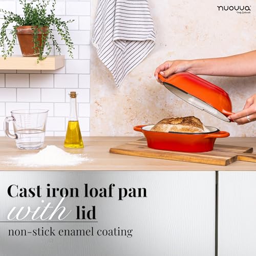 Dutch Oven For Sourdough Bread Baking (24cm x 16cm / Orange)