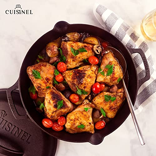 Cast Iron Skillet with Cast Iron Lid (Dual Handle Skillet + Cast Iron Lid / 12")