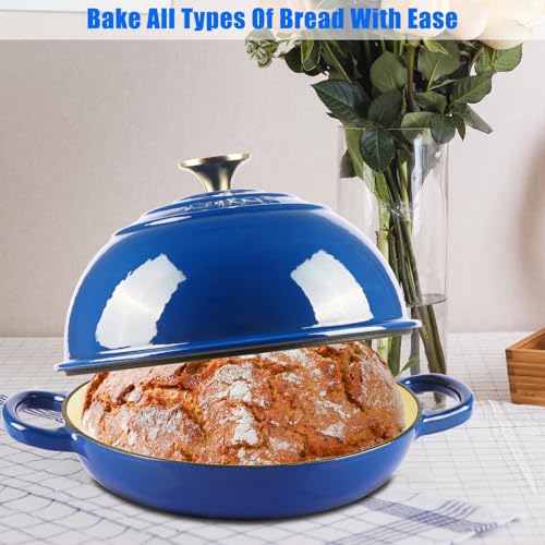 CUKOR 7QT Dutch Oven Pot With Lid (6QT / Blue)