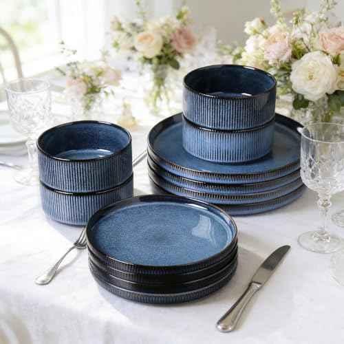 Stoneware Dinnerware Sets for 4 (12 Count)