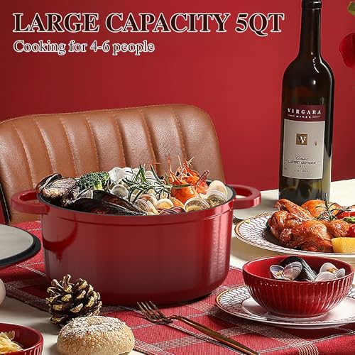 Enameled Cast Iron Dutch Oven
