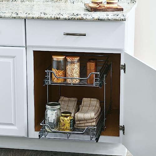 Chrome Plated Steel Dual (Dual Slide / 15" - Extended)