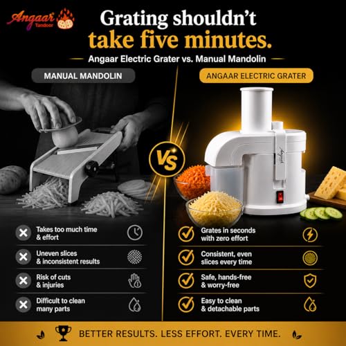 Electric Potato Grater 1000W Heavy Duty Motor