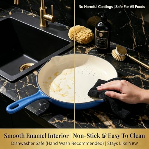 Enameled Cast Iron Cookware Set