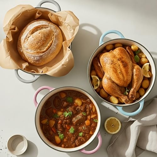 6 Quart Dutch Oven Pot with Lid (6 QT / Verdant)