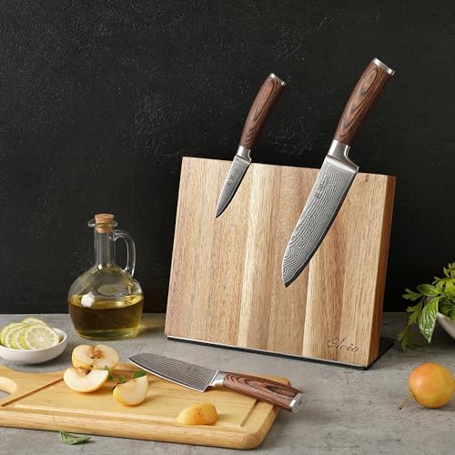 EDIB Magnetic Kitchen Knife Block Set (3 Count)