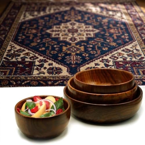 Wooden Salad Bowls Set