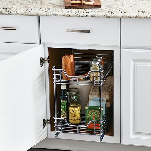Chrome Plated Steel Dual (Dual Slide / 11.75" - Extended)