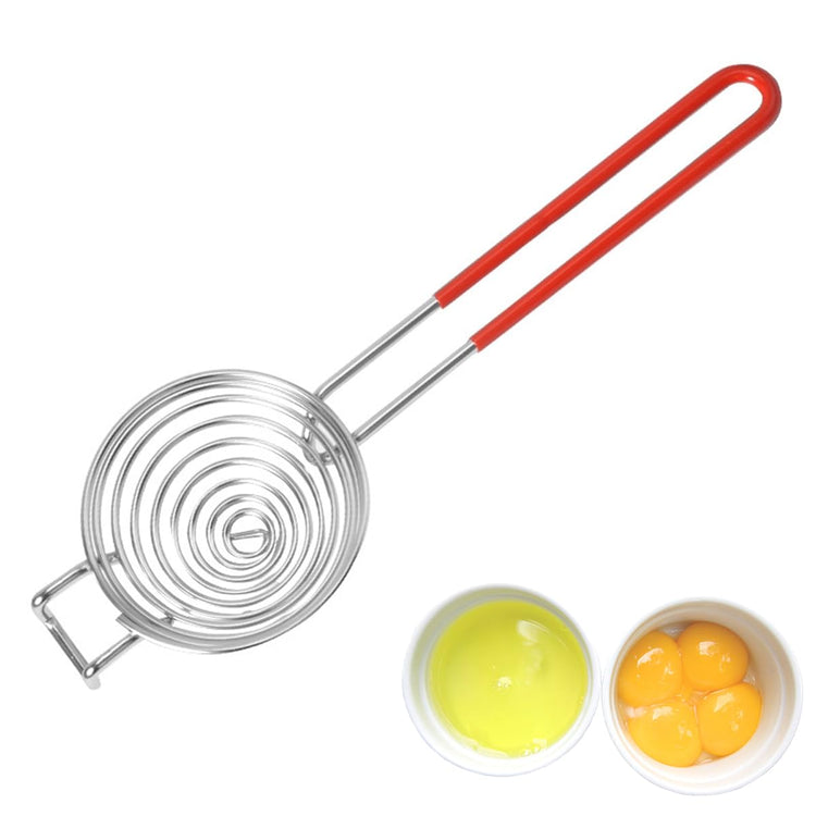 Egg Separator Egg Yolk White Separator Stainless Steel Egg White Yolk Sifting Filter Egg Divider Kitchen Tool for Baking