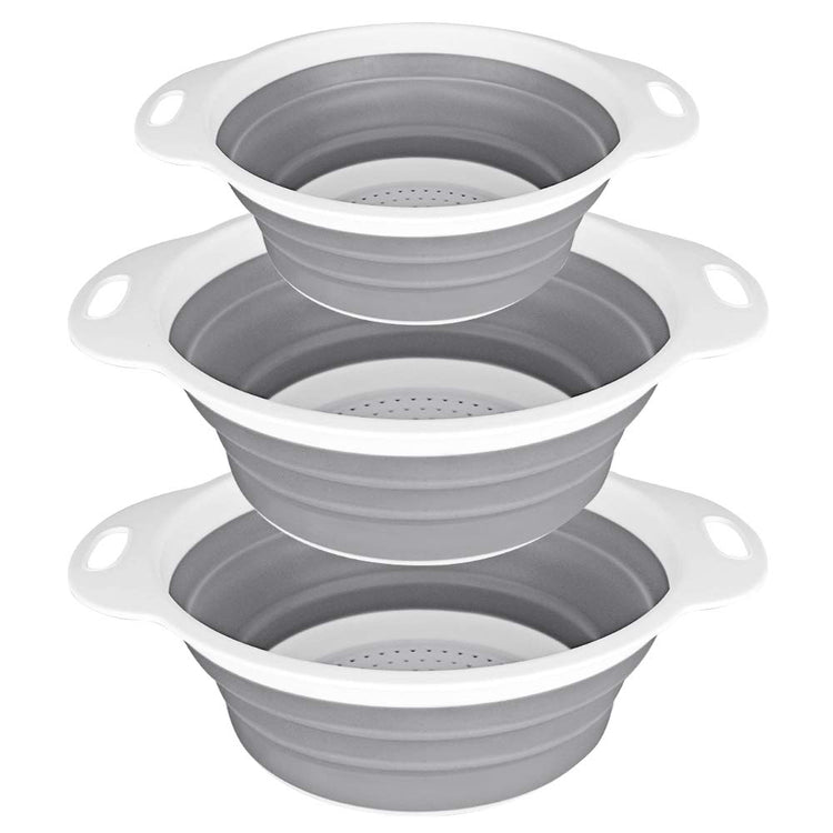 Collapsible Colander and Strainer Set of 3 (3 Count)