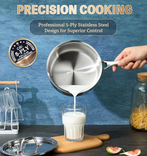 5 Ply Stainless Steel Cookware Set 21 Piece
