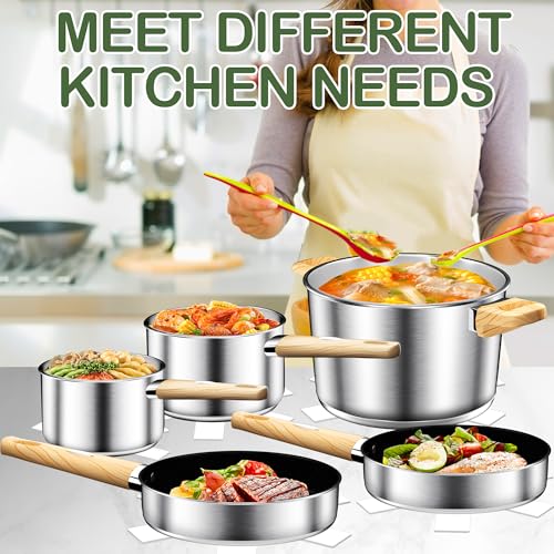 Stainless Steel Cookware Set 13PCS
