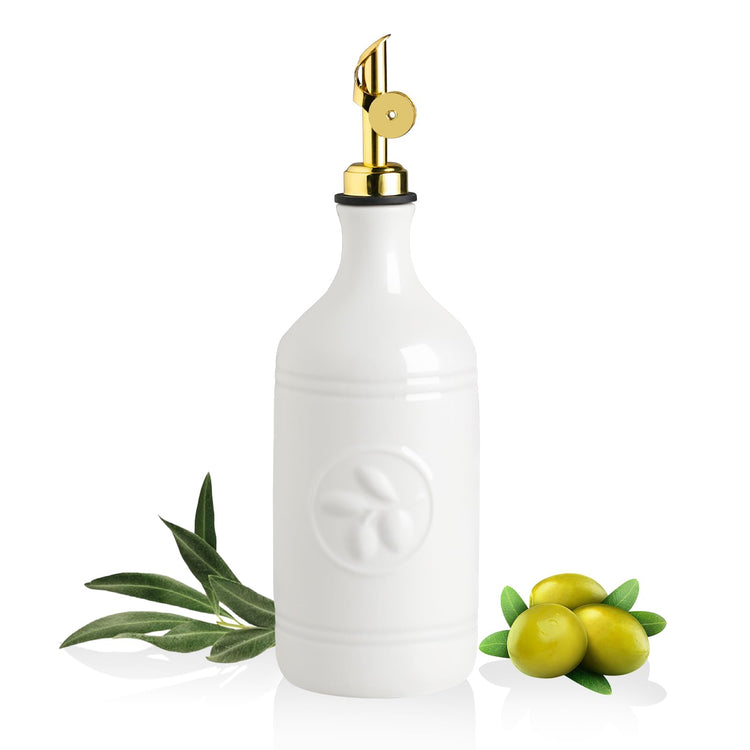 Sweejar 16 Oz Ceramic Olive Oil Dispenser Bottle