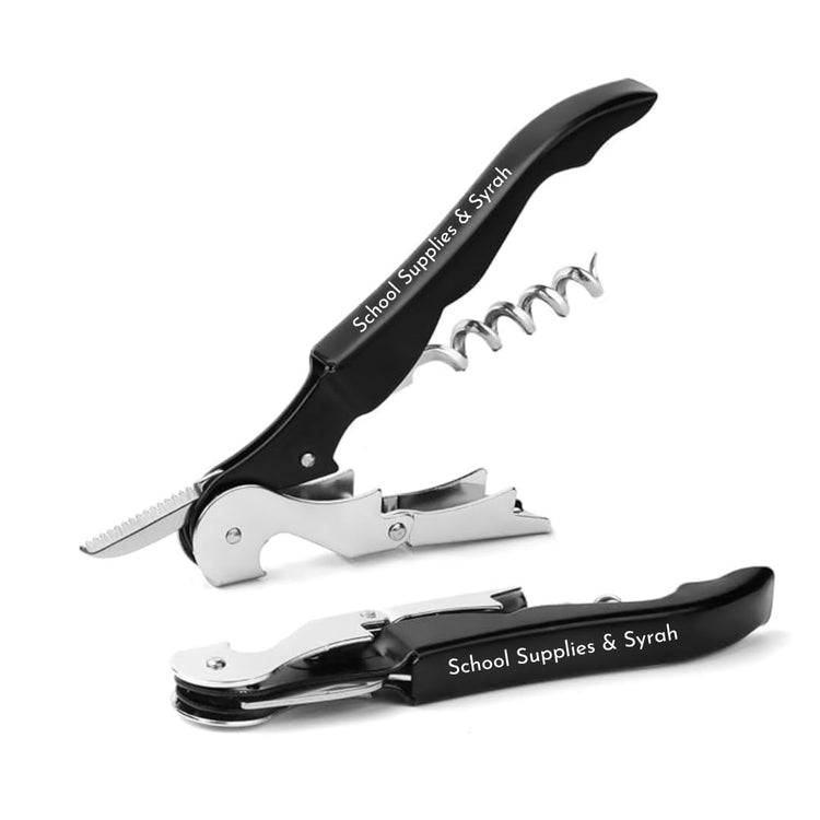 The Wine Chic Engraved Wine Key Corkscrew with Quote and Funny Sayings