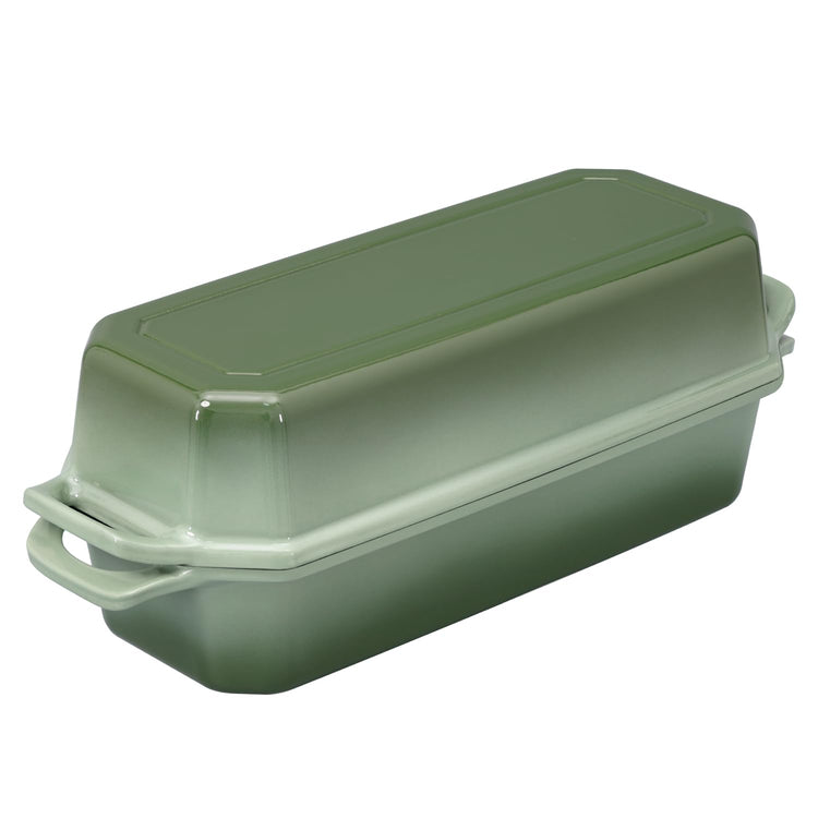 Bread Pan Cast Iron Loaf Pan with Lid Bread Loaf Pan 13x5 Inch Enameled Cast Iron Sourdough Bread Pan