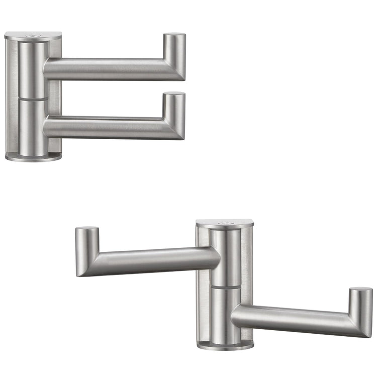 2 Pack Swivel Towel Hooks (2 Count)