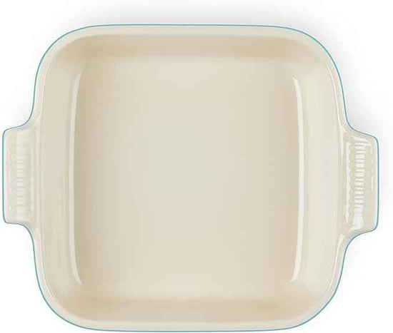 Le Creuset Stoneware Heritage Square Dish, 3 qt. (9"), Caribbean
