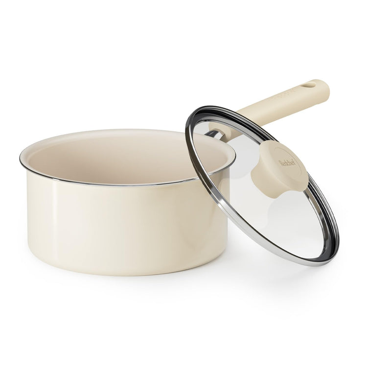 Ceramic Nonstick Saucepan with Lid