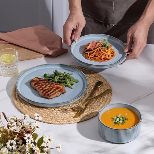 Stoneware Dinnerware Sets for 2
