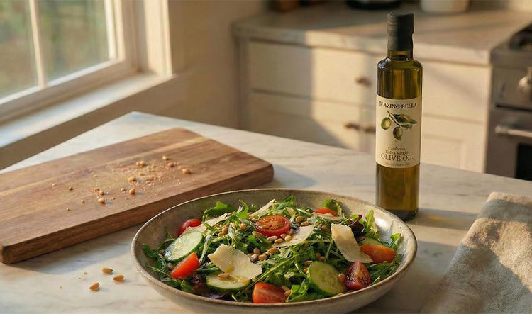 Organic Cold Pressed Extra Virgin Olive Oil from California (16.9 Fl Oz)