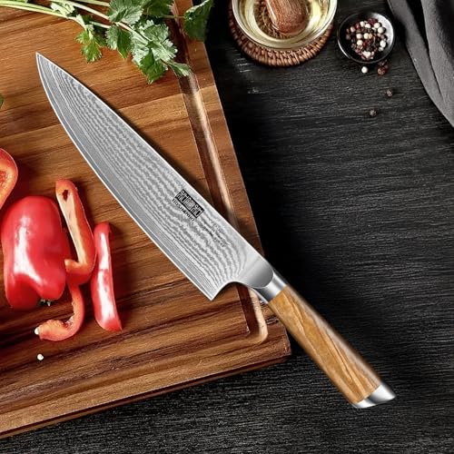 Damascus Kitchen Knife Set 5PCS (5 Count)