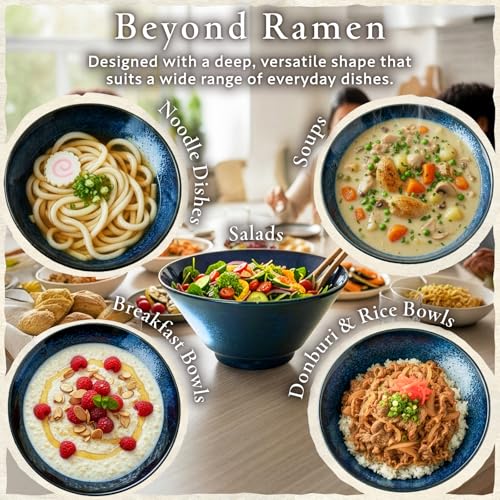 Japanese Ramen Bowl Set of 2