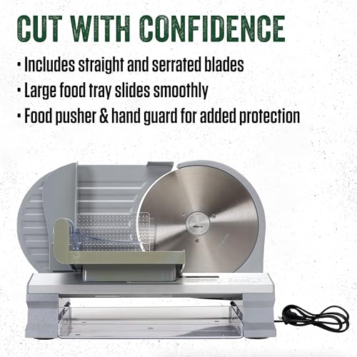 Products 8.5" Electric Meat Slicer (Dual Blade / Non Belt Driven)