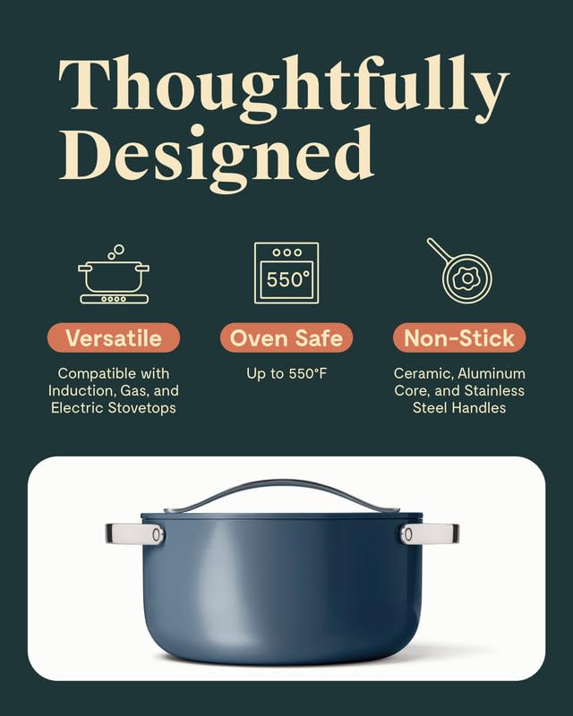 Non Stick Ceramic Dutch Oven Pot with Lid