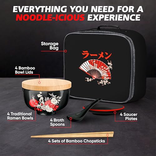 Ramen Bowl Set of 4