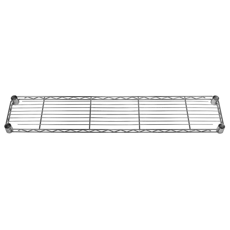 Shelving Inc. 8" d x 42" w Chrome Wire Shelving with 3 Tier Shelves