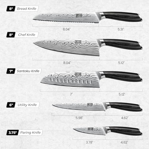 5 Pieces Knife Set (5 Count)