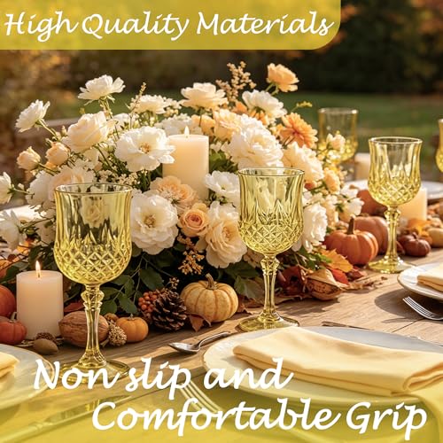 48Pack Plastic Wine Glasses (48 Count)