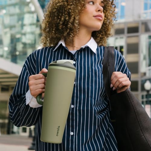 FreeSip Tumbler Stainless Steel Water Bottle 40 oz Strawberry Fields (Strawberry Fields / 40 Ounces)