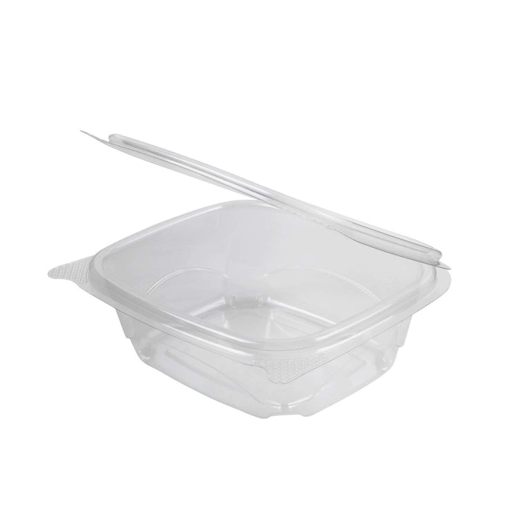 PET Hinged Deli Containers with Lids (200 Count)