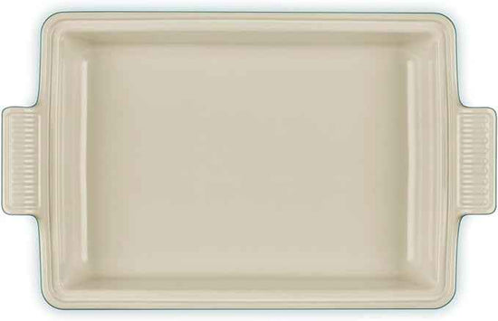 Le Creuset Stoneware Heritage Covered Rectangular Casserole, 4 qt. (12" x 9"), Riviera
