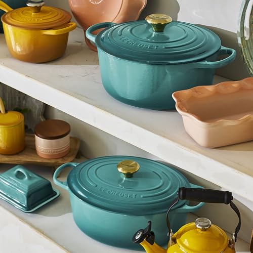 Enameled Cast Iron Oval Dutch Oven