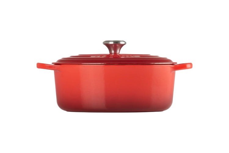 Enameled Cast Iron Oval Dutch Oven