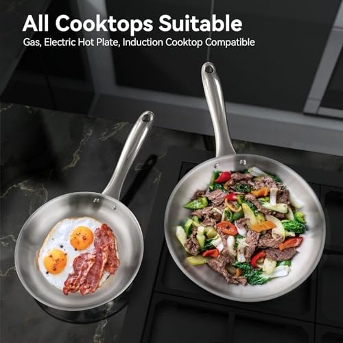 Tri Ply Stainless Steel Induction Cookware