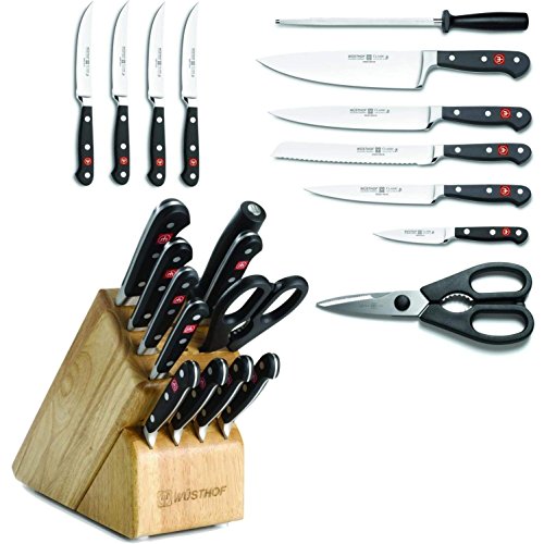 Wusthof Classic Knives Cutlery Set with Storage Block (12 Count)