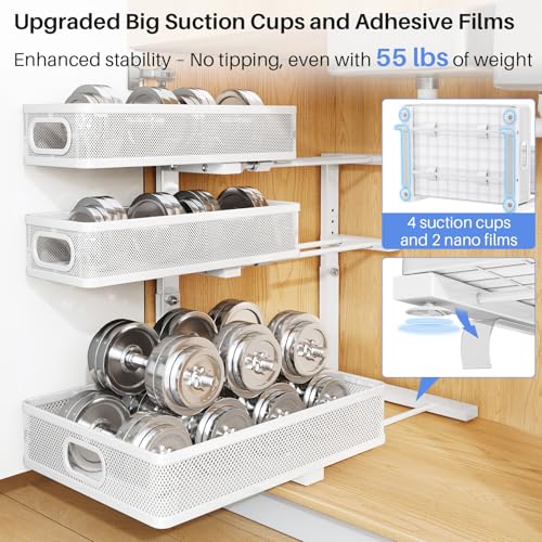Under Sink Organizer (2-Pack / White)