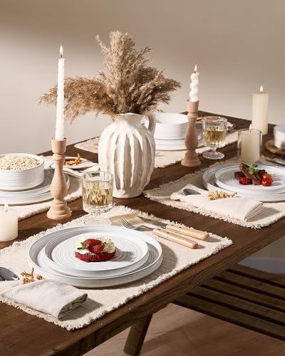 Stoneware Dinnerware Sets for 4 (12 Count)