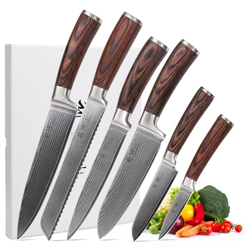 EDIB Damascus Chef Knife Set