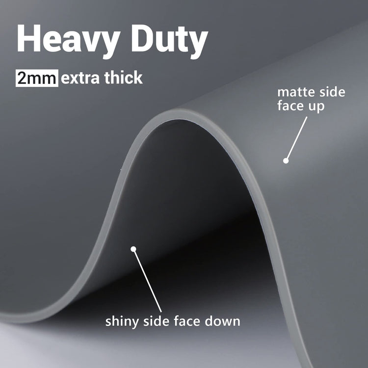 27.6x19.5in 2mm Silicone Mats for Kitchen Counter