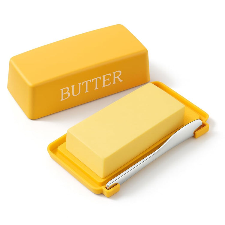 Butter Tray With Cover And Knife