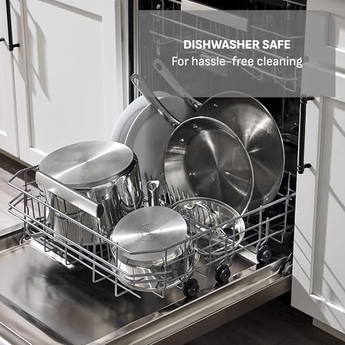 Stainless Steel Pots and Pans Set 11 Piece