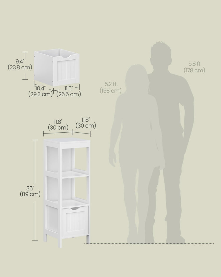 Bathroom Floor Cabinet