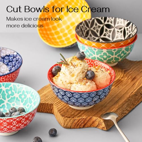 10 oz Small Bowls Set of 6 (Multicolor / 10 OZ)